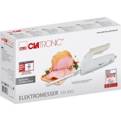 Clatronic Electric Knife 180W - Effortless Cutting for Perfect Slices!